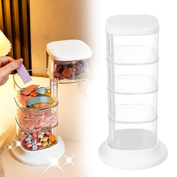 BinKFF Makeup Sponge Holder 4 Slot Container Beauty Sponge Case Powder Storage Organizer Hard Protective Carrying Box Carrier for Beauty Makeup Blenders Set Travel Cosmetic