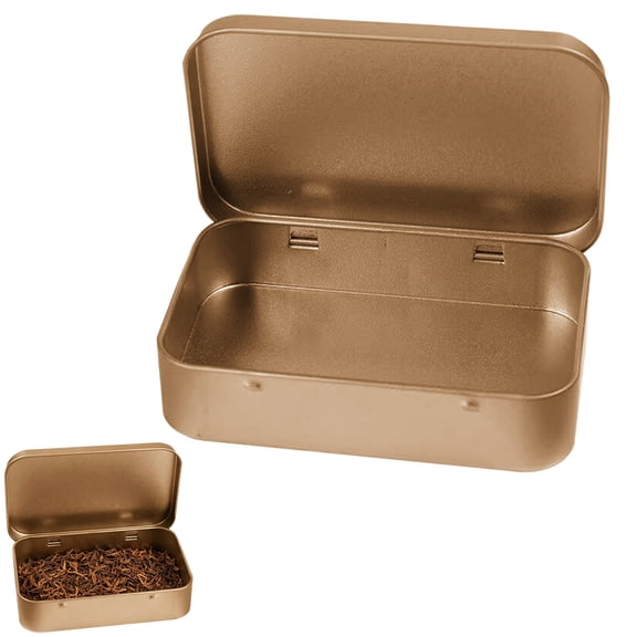 BinKFF Metal Tin Box with Lids, Large Containers Box Candy Storage Box Tin Gift Box for Jewelry Chocolate Candy, Cookie Container Box Snack Storage for Kitchen organization