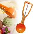 thumbnail image 1 of BinKFF Mini Cookie Scoop, 1 Tsp Cookie Scoops for Baking, Melon Baller Scoop, 1 inch Cookie Scoop, Mini Ice Cream Scoop, Good Soft Grips, Smooth Trigger Release, 1 of 8