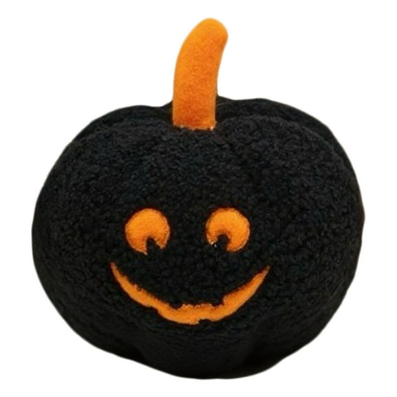 BinKFF Mini Pumpkin Plush - Spooky Plush Pumpkin Toy for Teddy Bear Stuffed Animal, Cute Halloween Decor, Party Favor and Crafts, Thanksgiving Mini Pumpkin Plush Toy