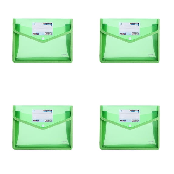 BinKFF Plastic File Folder, Large-Capacity Poly Envelope Expanding ...