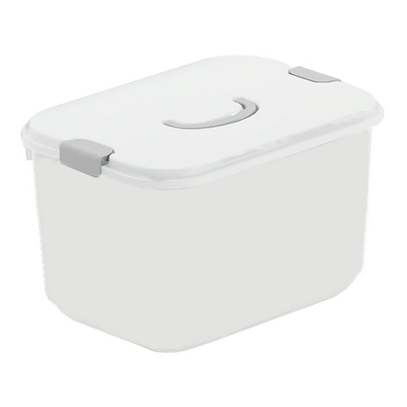 BinKFF Plastic Portable Container, Clear Storage Containers, Multipurpose Stationery Storage Box with Handle Portable Sewing Box Art Craft Supply Organizer Home Utility Box