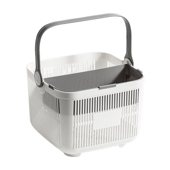 BinKFF Portable Shower Caddy, Caddy Organizer with Handle, Plastic Shower Basket Hold Soap With Dry and Separation, Large Capacity, Breathable Hollow Structure, Thickened Material