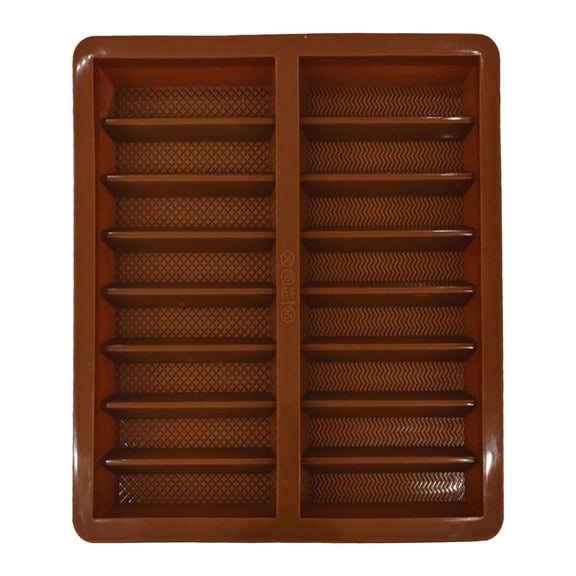 BinKFF Rectangle Chocolate Mold,Silicone Kitchen Energy Bar Maker - Thick Candy Bar Molds,for Wedding Christmas Birthday Kitchen Holiday Home Party