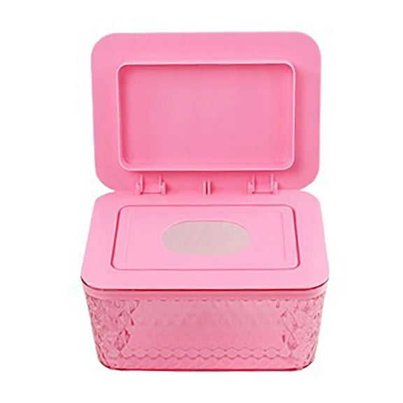 BinKFF Rectangular Tissue Box Holder - Clear Acrylic Facial Tissue Dispenser with Decorative Kleenex Cover for Bathroom, Desk, and Car | Versatile Dryer Sheet Storage Solution