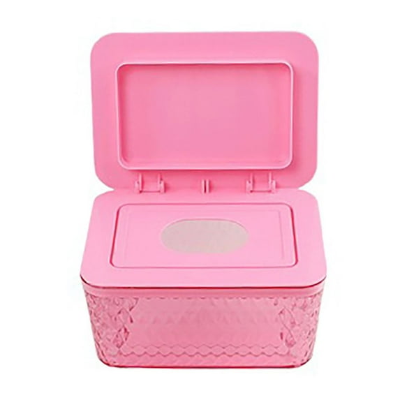 BinKFF Rectangular Tissue Box Holder - Clear Acrylic Facial Tissue Dispenser with Decorative Kleenex Cover for Bathroom, Desk, and Car | Versatile Dryer Sheet Storage Solution