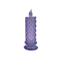 BinKFF Rose Shadow LED Flameless Candles, Romantic Battery Operated Candles Led Pillar Candles for Valentines Anniversary Wedding Christmas Decorations(D 2.6" x H 7.1")