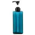 thumbnail image 1 of BinKFF Soap Dispenser with Black Plastic Pump, Refillable Liquid Hand Soap Dispenser, Crystal Lotion Bottle for Modern Home Decor, Bathroom, Kitchen Countertop, Hotel, 1 of 9