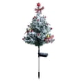 thumbnail image 1 of BinKFF Solar Christmas Tree, Outdoor Christmas Decorations, Xmas Tree Solar Powered, for Holiday Yard Front Porch Pathway Graveyard Cemetery Garden Patio Decoration, 1 of 8