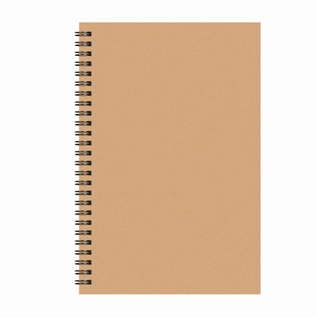 BinKFF Spiral Notebook, Soft Cover Spiral Notebook Journal, Blank Sketch Book Pad, Wirebound Memo Notepads Diary Notebook Planner with Unlined Paper, 5 inch x 8 inch