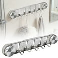 thumbnail image 1 of BinKFF Suction Cup Hooks, Vacuum Power Heavy Duty Shower Hooks for Inside Shower, No Drill Towel Hooks for Bathroom Wall, Kitchen, Glass, Mirror, Tile to Hang Towels, Robes, 1 of 7
