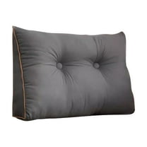 BinKFF Wedge Pillow, Triangular Headrest for Double Beds Backrest with Detachable Cover Ergonomic Long Pillow Backrest Suitable for Dormitory Beds Sofas Single Beds Bunk Beds