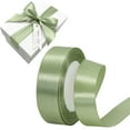 thumbnail image 1 of BinKFF White Satin Ribbon 1 Inch 25 Yards Double Faced Polyester Satin Ribbons for Gift Wrapping DIY Crafts Weddings Invitations Flower Bouquet Bow Making Home Decor Sewing, 1 of 3