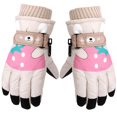 thumbnail image 1 of BinKFF Winter Gloves for Kids Waterproof Boys Girls Cute Snow Ski Gloves Toddler Snowboarding Gloves Windproof, Dinosaur Print Warm Cold Cotton Gloves, 1 of 4