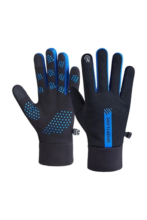 Winter Gloves Waterproof Windproof for Mens Women, Thermal Warm for Cold Weather, Grip Snow for Touch Screen Skiing Cycling Running Driving Snowboarding Fishing Outdoor