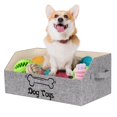 BinWhiz 19.7 in Dog STF9 Toy Bin, Dog Toy Storage Box Puppy Toy Basket ...