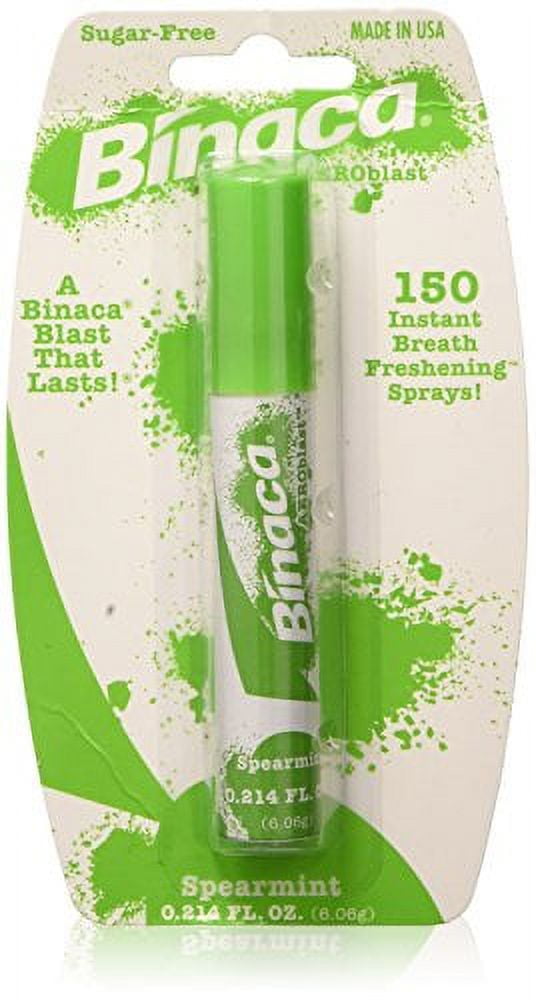 Binaca Aerosol Breath Spray SpearMint, 0.20 Oz