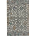 thumbnail image 1 of Binada Tufted Tribal Diamond Rug, Black/Orange/Teal2ft x 3ft Accent Rug, 1 of 6