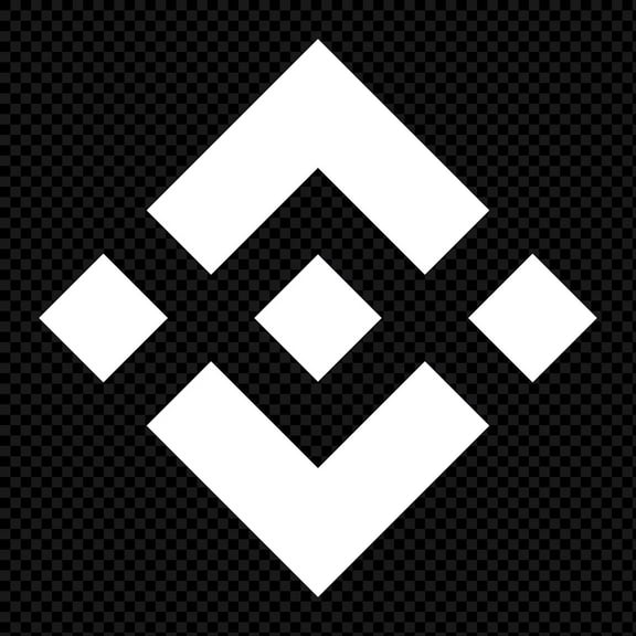 Binance Coin (BNB) Logo Vinyl Decal - 6 Inch White