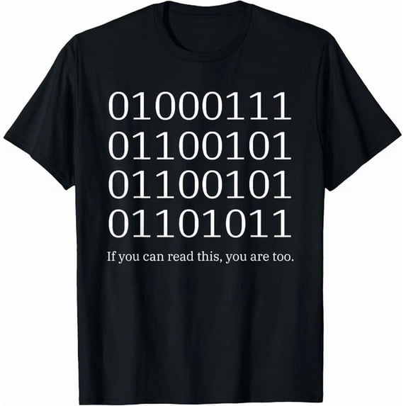 Binary Code Computer Science Programmer Coding T-Shirt - Walmart.com