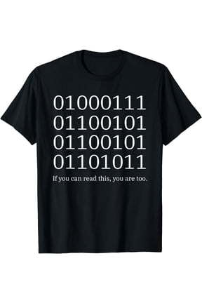 Binary Code - Funny Computer Science Programmer & Coding T-Shirt