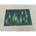 thumbnail image 1 of Binary Code Rugs, Computer Science Rugs, Black and Green Rug, Matrix Code Rug, Software Rug, Modern Rugs, Soft Carpet, Cool Rug, Hallway Rug, 5.2'x7.5' - 160x230 cm, 1 of 9