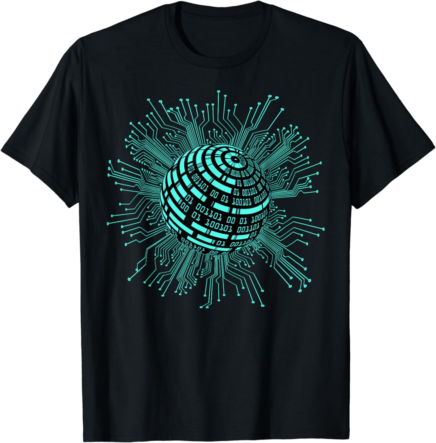 Binary Coding Computer Nerd Geeks Programmer Funny Coding T-Shirt ...