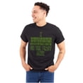 thumbnail image 1 of Binary Coding First Date Nerdy Code Men's Graphic T Shirt Tees Brisco Brands S, 1 of 5