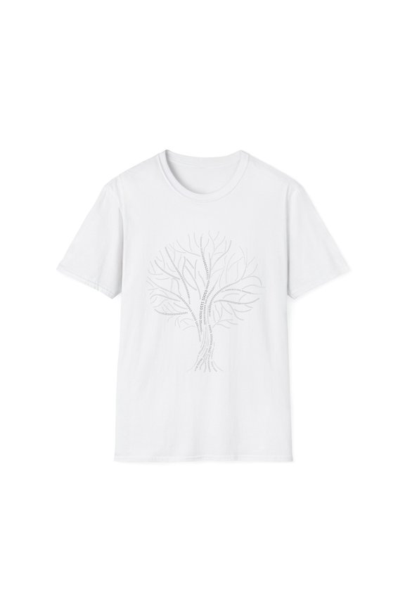 Binary Computer Engineering Tree Software Developer GraphicFor Men and Womenc Unisex Softstyle T-Shirt