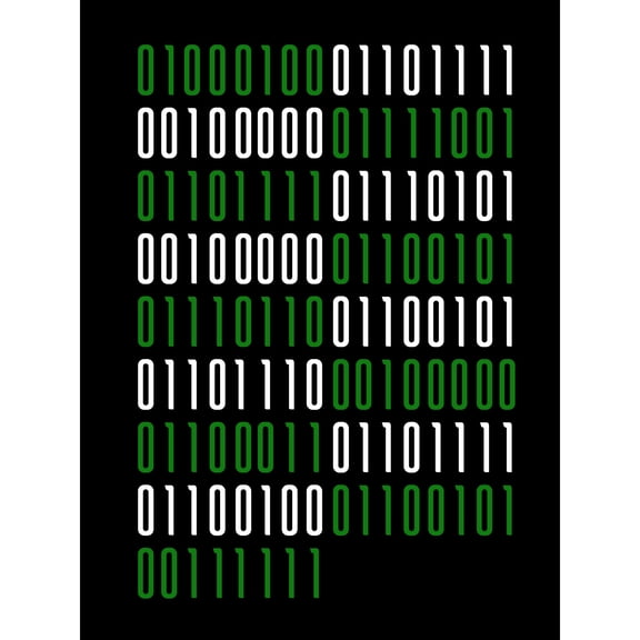 Binary Do You Even Code Geek Nerd Humour Quote Extra Large XL Wall Art Poster Print