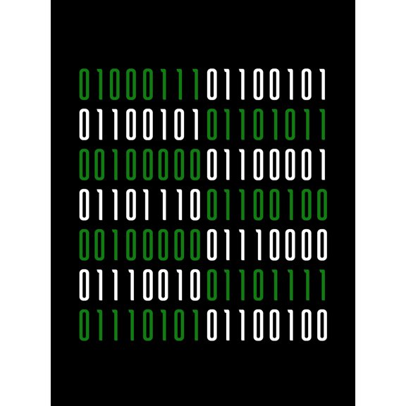 Binary Geek and Proud Nerd Humour Quote Extra Large XL Wall Art Poster Print