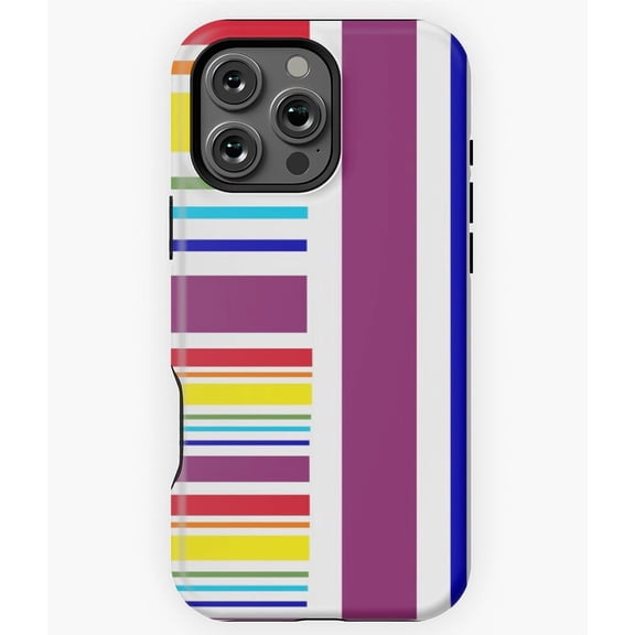 Binary Rainbow Code Tech Pride M4834 Phone Case for iPhone 17 16 15 14 13 12 11 Pro Max