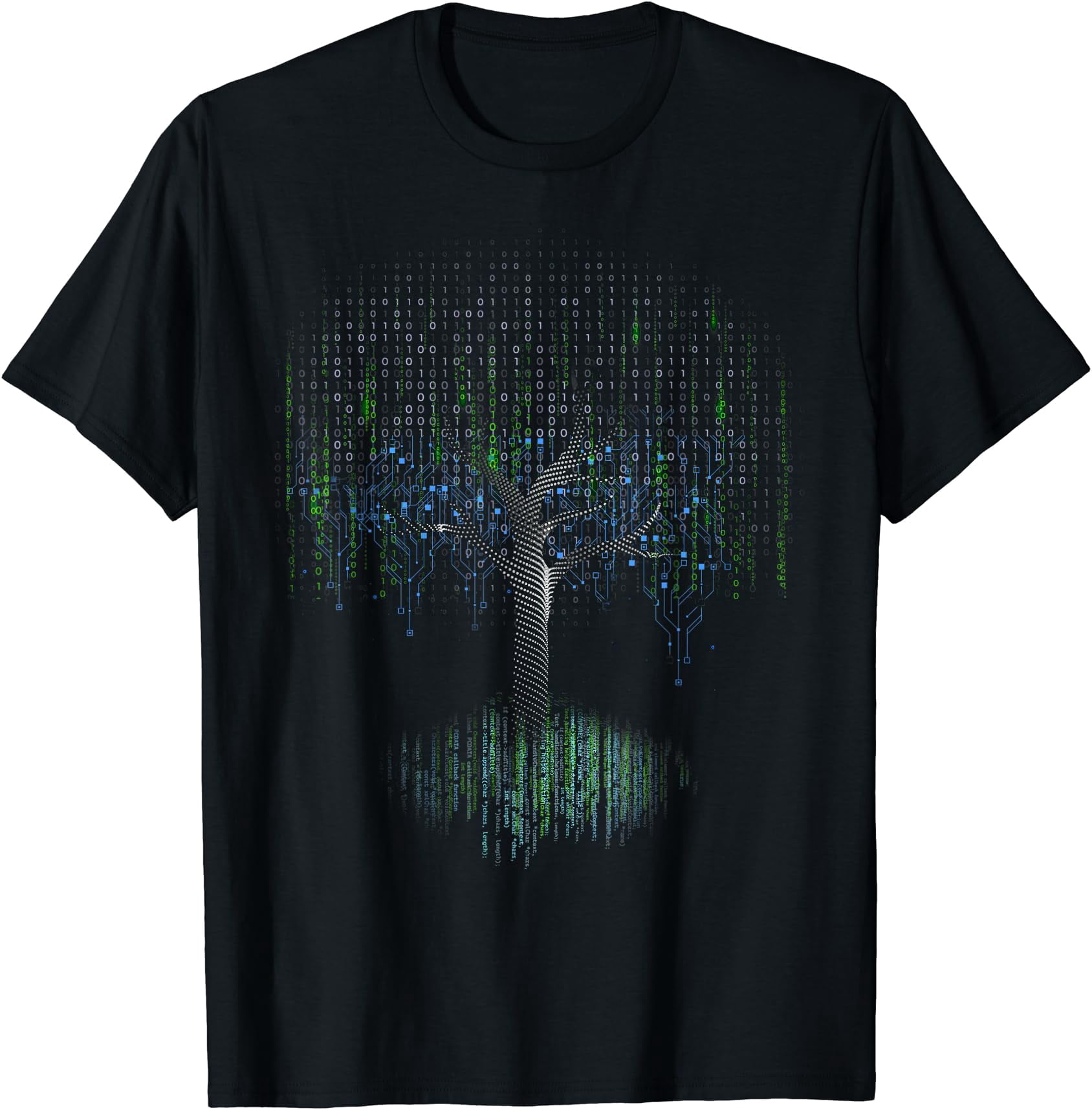 Binary Tree - 1s 0s - Binary Codes - Computer Programmer T-Shirt ...