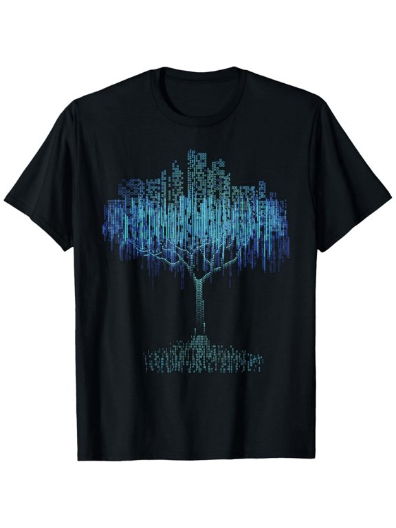 Binary Tree Coding Computer Programmer Shirts Men T-Shirt