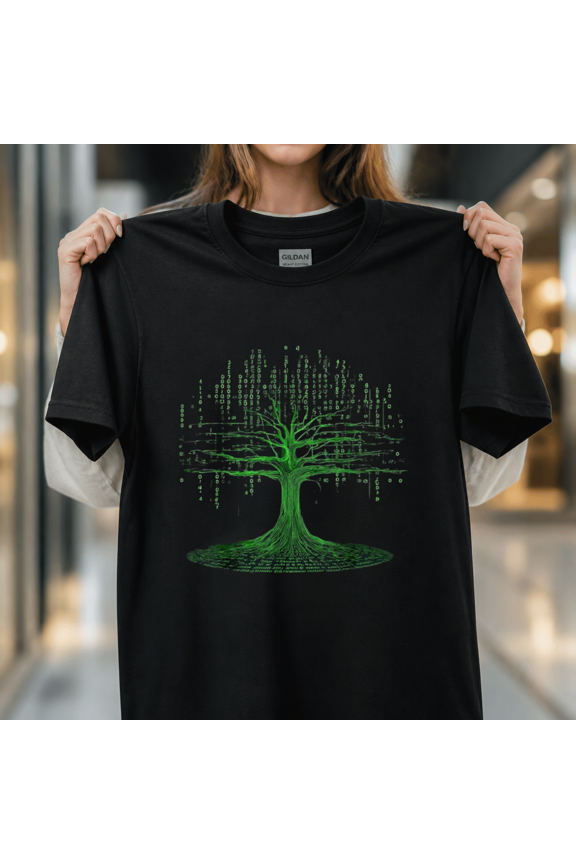 Binary Tree IT Computer Science Coding Geek Programmer Logic Software Design Unisex T-Shirt, S-5XL