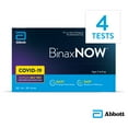 thumbnail image 1 of BinaxNOW COVID-19 Antigen Self-Test Multi, 4-Count Pack, 1 of 10