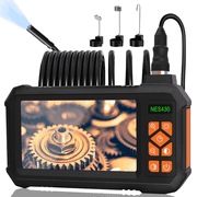 Binazon Sewer Inspection Camera with 50FT Semi-Rigid Cable, 4.3"IPS Screen, 1080P Industrial Borescope