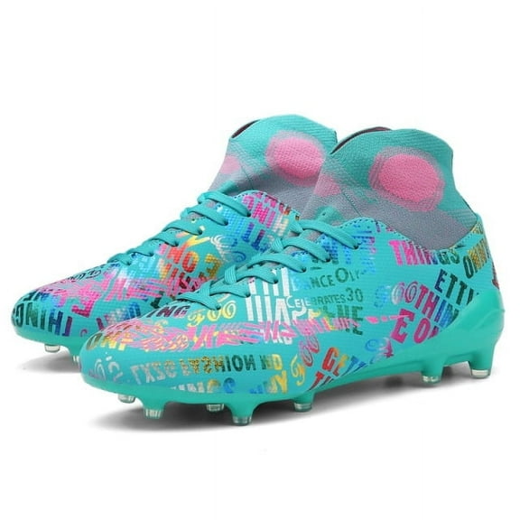 Binbinniao Custom Cleats for Firm Ground or Artificial Grass for Football, Soccer, Baseball or Softball in Men / Kids Size
