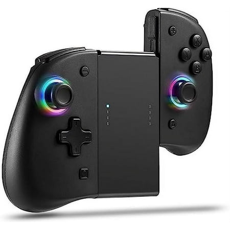 Binbok Switch Joy-Cons: Nintendo Switch, Rechargeable, Switch OLED, Dual Motor, 500mAh*2 Battery, Black