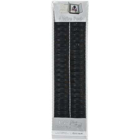 Bind-It-All OWire 1.25" 4/Pkg-Black