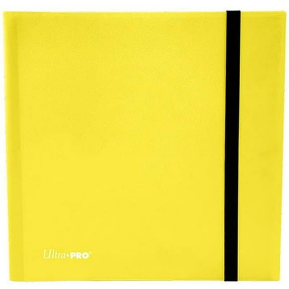 Binder 12 Pocket PRO Eclipse Card Accessories, Lemon Yellow