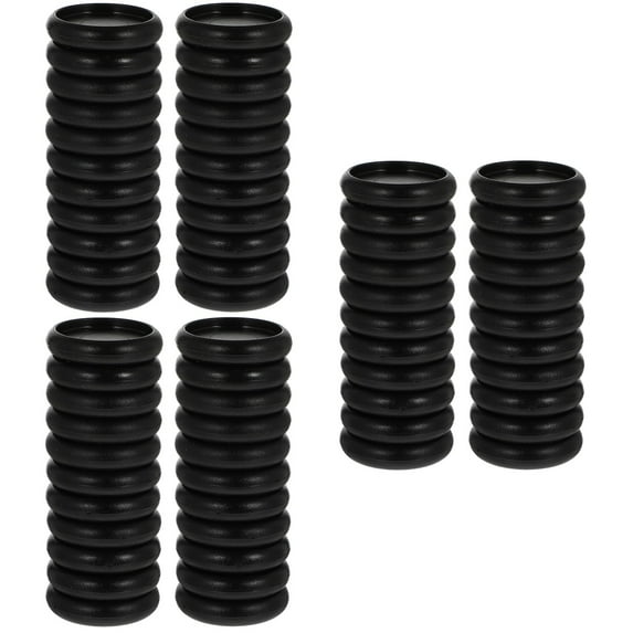 FENGGUIQU 66-Piece Black Notebook Binding Discs Set, Reusable Office and Student Supplies for Organizing Papers