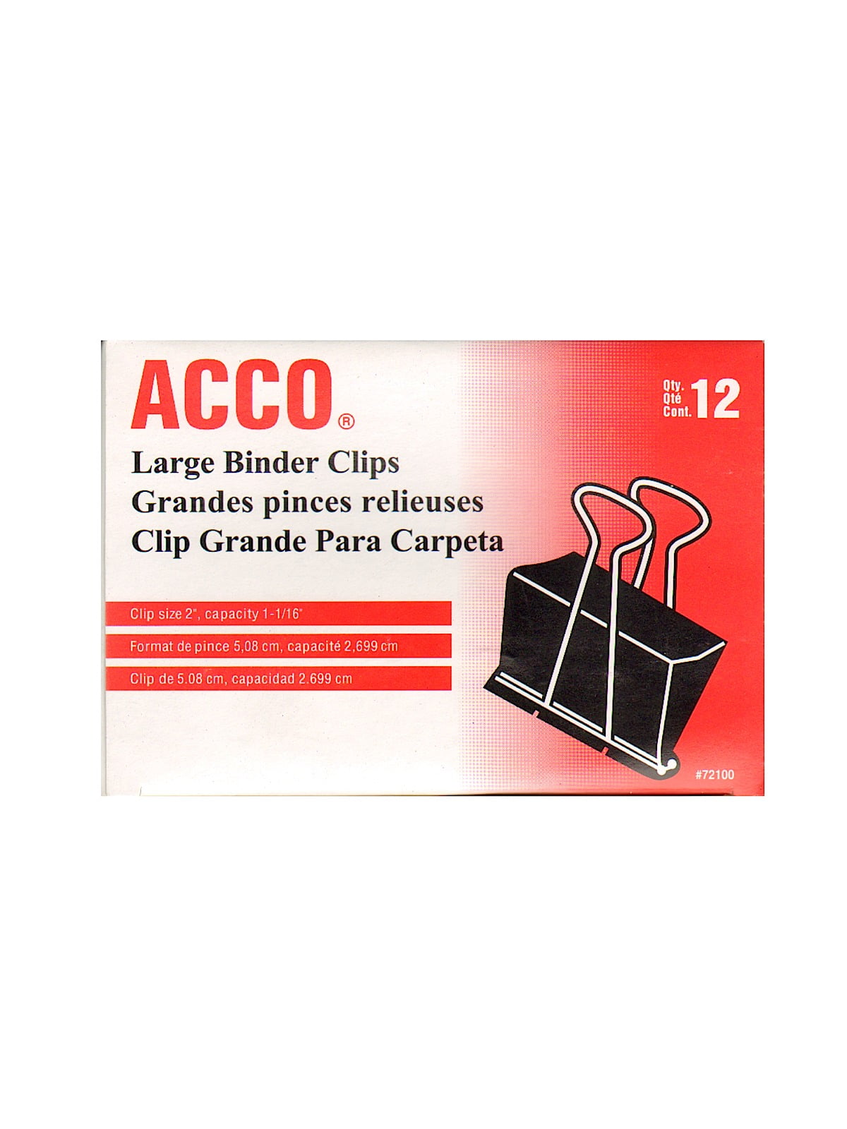Binder Clips 2 in. (pack of 4)