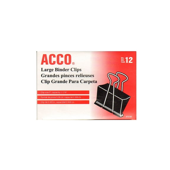 Binder Clips 2 in. (pack of 4)
