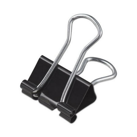 Binder Clips, Small, Black/silver, Dozen | Bundle of 2 Dozen