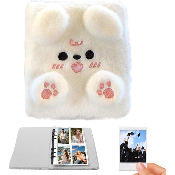 Binder Plush A6 Photo Collecting Book - Sticker Collecting Album for Artists, Scrapbookers, Students, DIY Enthusiasts, Craft Projects, Home Art Studio, Classroom & Office-dh