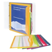 Binder Pockets with Write On Tabs - Pack of 6