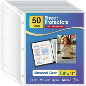 3 Ring Binder Page Protectors