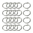 thumbnail image 1 of Binder Rings 20 Pcs 20 x 2mm, Metal Loose Leaf Binder Ring, Rings for Flash Cards, Index Card Rings, Book Rings, Paper Rings for Office, Home, 1 of 2