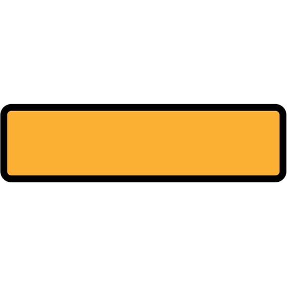 Binder Spine Stickers,  File Folder Chart Labels, DR1372, Blank Orange, 5-3/8" x 1-3/8", 200 per Roll – for Organizing Patient Charts